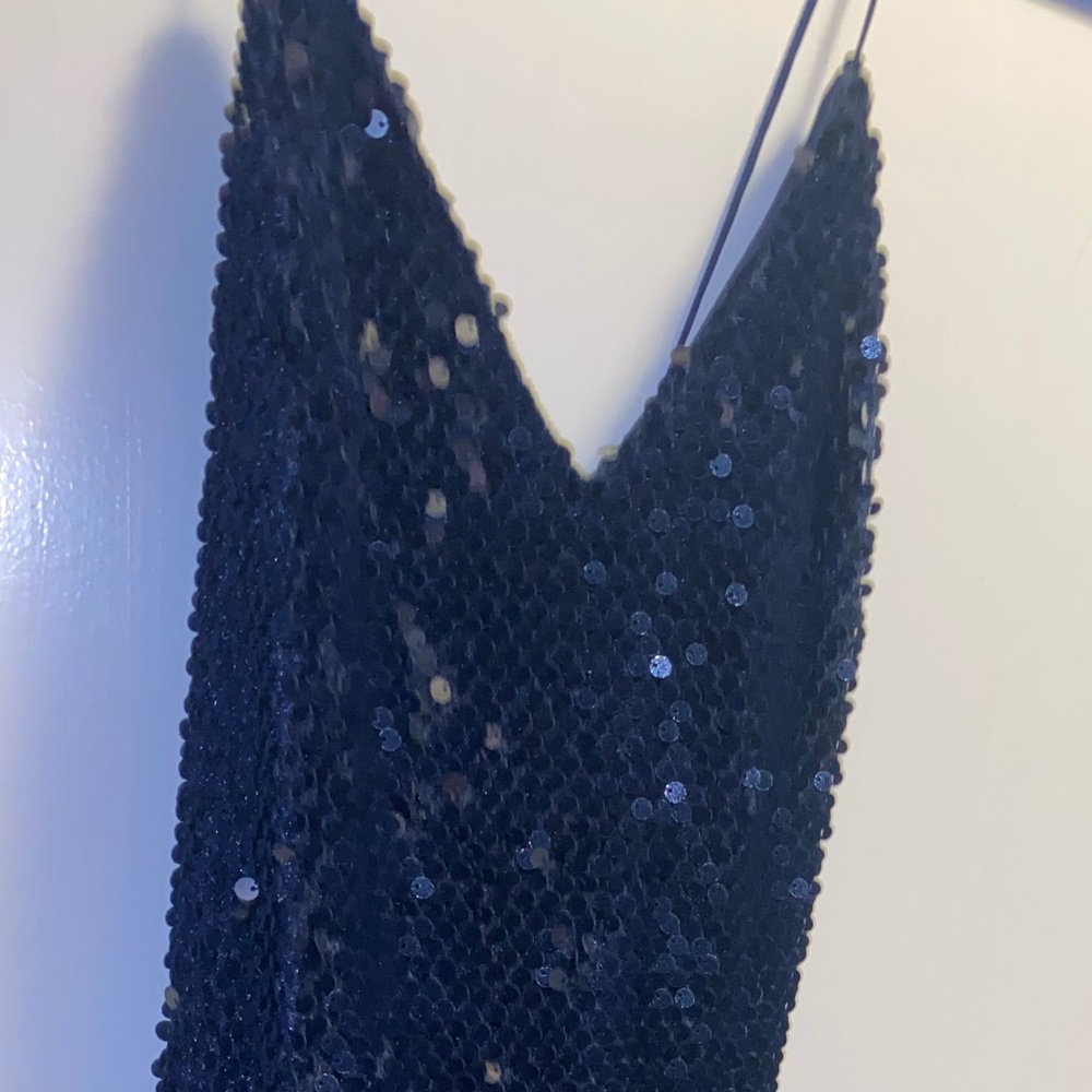 Navy blue dress